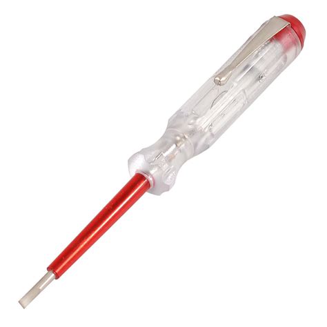 screwdriver with electrical tester